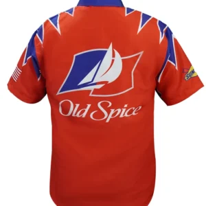 Ricky Bobby Old Spice Red Cotton Shirt