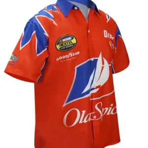Ricky Bobby Old Spice Red Shirt Back
