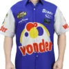 Ricky Bobby Wonder Blue Shirt Side