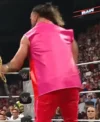 Seth Rollins WWE Raw 2025 Pink Leather Vest