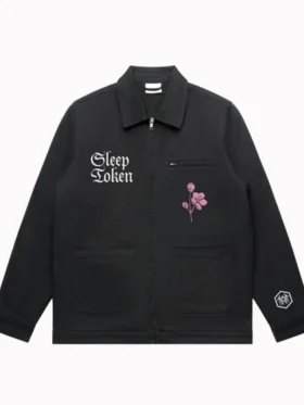 Sleep Token EIA Canvas Black Cotton Jacket Back