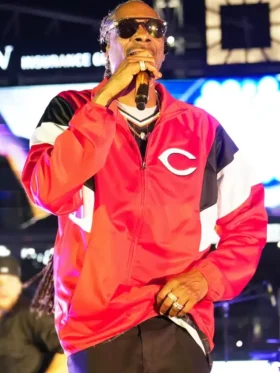 Snoop Dogg Cincinnati Reds Red Jacket Side