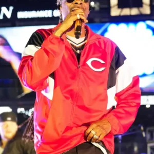 Snoop Dogg Cincinnati Reds Red Jacket Side
