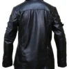 Steampunk Punk Rave Poison Gothic Black Leather Jacket Coat