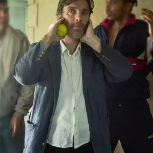 Steve Cillian Murphy Blue Blazer Side