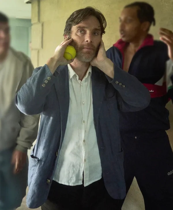 Steve Cillian Murphy Blue Blazer Side