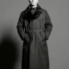 Superman Nicholas Hoult Black Wool Coat
