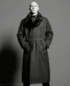 Superman Nicholas Hoult Black Wool Coat