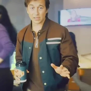 Superman Skyler Gisondo Bomber Jacket Front