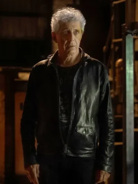 Talamasca The Secret Order S01 Eric Bogosian Leather Jacket Side