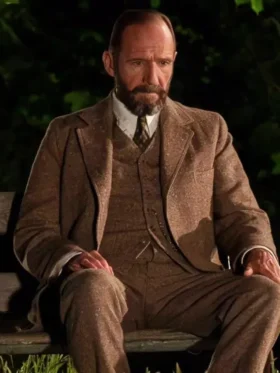 The Choral Ralph Fiennes Brown Blazer