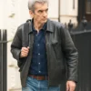 The Hack David Tennant Black Leather Jacket Side