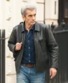 The Hack David Tennant Black Leather Jacket Side
