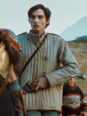 The Legend of Ochi Finn Wolfhard Quilted Jacket Side