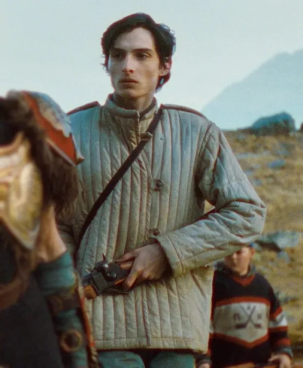 The Legend of Ochi Finn Wolfhard Quilted Jacket Side