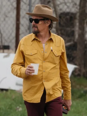 The Lowdown Ethan Hawke Cotton Shirt Side