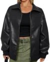 The McBee Dynasty S02 Calah Jackson Black Leather Jacket