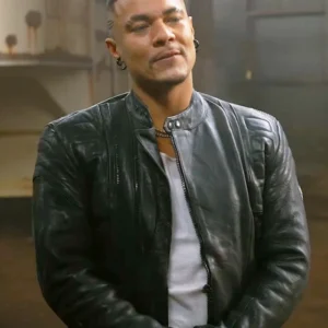 The Pickup Ismael Cruz Cordova Black Leather Jacket Side