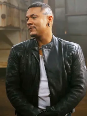 The Pickup Ismael Cruz Cordova Black Leather Jacket