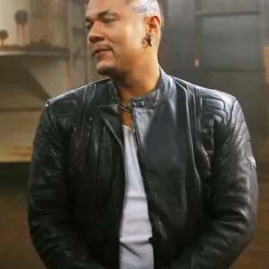 The Pickup Ismael Cruz Cordova Black Leather Jacket