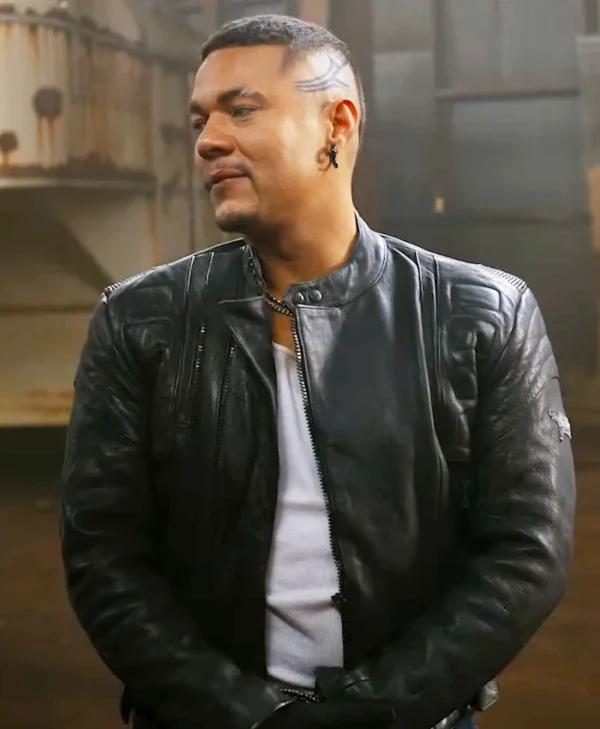 The Pickup Ismael Cruz Cordova Black Leather Jacket