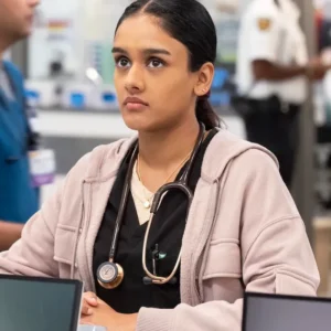 The Pitt S01 Dr. Victoria Javadi Hooded Jacket