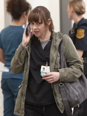The Pitt S01 Fiona Dourif Green Jacket