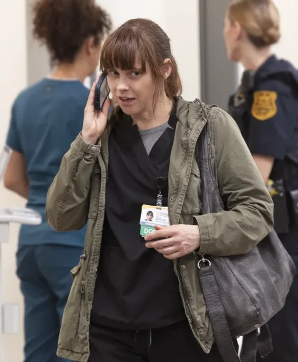 The Pitt S01 Fiona Dourif Green Jacket