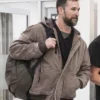 The Pitt S02 Noah Wyle Brown Jacket Side