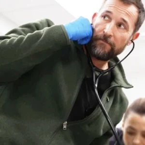 The Pitt S02 Noah Wyle Green Jacket