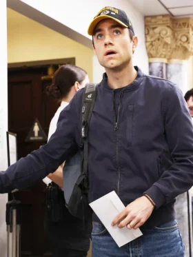 The Pitt S02 Patrick Ball Bomber Jacket