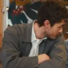 The Threesome Jonah Hauer-King Grey Jacket