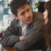 The Threesome Jonah Hauer-King Grey Cotton Jacket