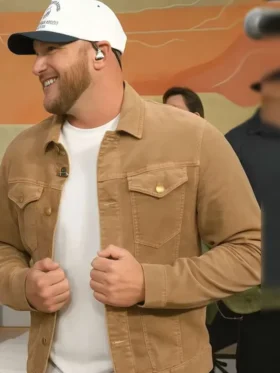 The Today Show Cole Swindell Brown Jacket Front