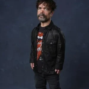The Toxic Avenger Peter Dinklage Black Leather Jacket
