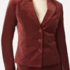 The Twelve S03 Hanah Tayeb Velvet Blazer Front