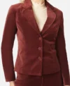 The Twelve S03 Hanah Tayeb Velvet Blazer Front