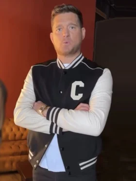 The Voice S28 Michael Buble Varsity Jacket Side