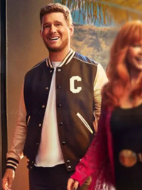 The Voice S28 Michael Buble Varsity Jacket Front
