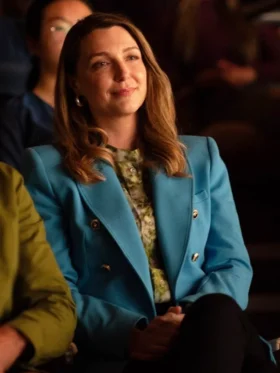 Tina Tania Nolan Blue Blazer Front