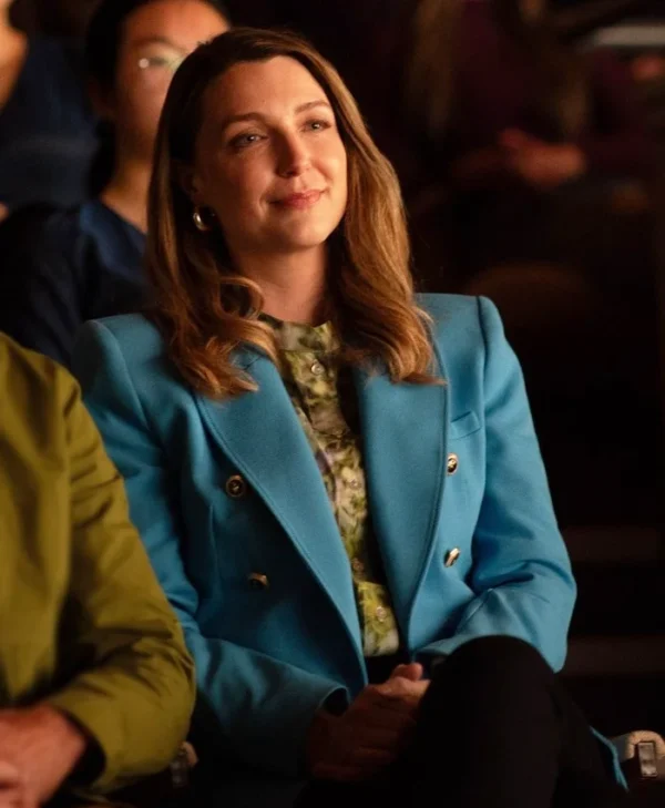 Tina Tania Nolan Blue Blazer Front