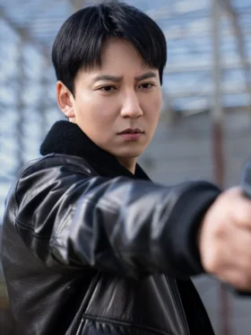 Trigger S01 Kim Nam-gil Black Leather Jacket