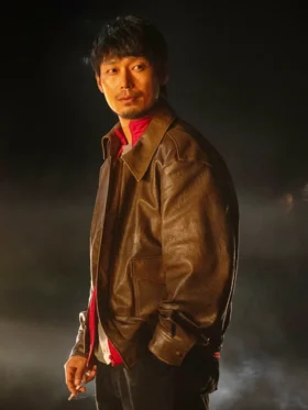 Trigger S01 Park Hoon Brown Leather Jacket