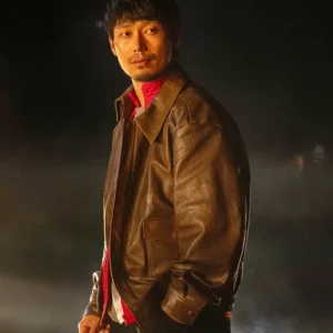Trigger S01 Park Hoon Brown Leather Jacket
