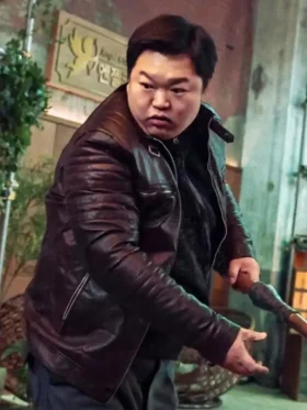 Twelve S01 Go Gyu-pil Black Leather Jacket