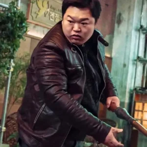 Twelve S01 Go Gyu-pil Black Leather Jacket