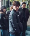 Twelve S01 Seo In-guk Black Leather Jacket