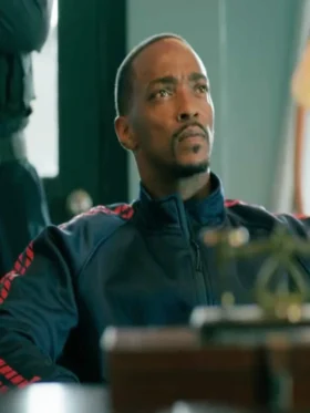 Twisted Metal S02 Anthony Mackie Blue Track Jacket