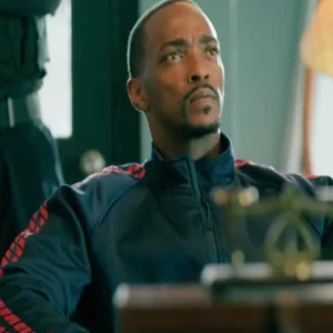 Twisted Metal S02 Anthony Mackie Blue Track Jacket