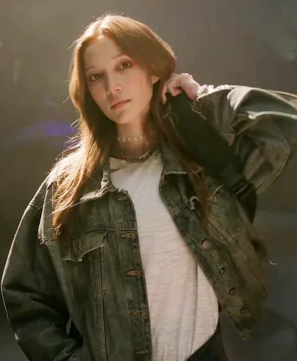 Twisted Metal S02 Saylor Bell Curda Blue Denim Jacket Side